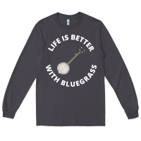 Smoke Banjo Bluegrass Music Traditional Musician Funny Gift Long Sleeve Tee - artisFamous