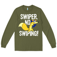 Army Green swiper no swiping Long Sleeve Tee - artisFamous