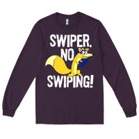 Plum swiper no swiping Long Sleeve Tee - artisFamous