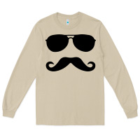 Mushroom moustache and sunglasses Long Sleeve Tee - artisFamous
