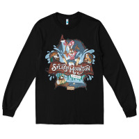Black Splash Mountain Long Sleeve Tee - artisFamous