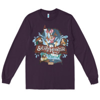 Plum Splash Mountain Long Sleeve Tee - artisFamous