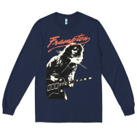 Navy Peter Frampton Long Sleeve Tee - artisFamous