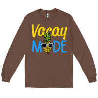 Chestnut vacay mode shirt pineapple Long Sleeve Tee - artisFamous