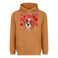 Meerkat Valentines day  beagle Heavyweight Hoodie - RanaPortraitStore