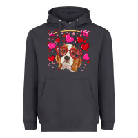 Smoke Valentines day  beagle Heavyweight Hoodie - RanaPortraitStore
