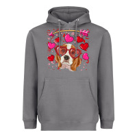 Storm Valentines day  beagle Heavyweight Hoodie - RanaPortraitStore