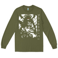 Army Green vintage japanese anime Long Sleeve Tee - artisFamous