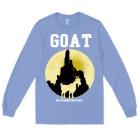 Colony Blue big thunder mountain goat Long Sleeve Tee - artisFamous
