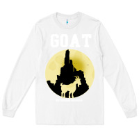 White big thunder mountain goat Long Sleeve Tee - artisFamous