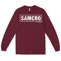 Burgundy samcro Long Sleeve Tee - artisFamous