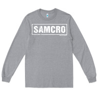 Heather Grey samcro Long Sleeve Tee - artisFamous