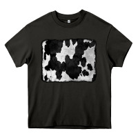 Asphalt Cowhide Heavy Core Tee - CowCowDesign