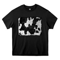 Black Cowhide Heavy Core Tee - CowCowDesign
