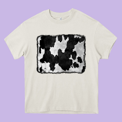 Cowhide Heavy Core Tee Designed By Cowcowdesign