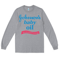 Heather Grey johnson's baby oil Long Sleeve Tee - artisFamous
