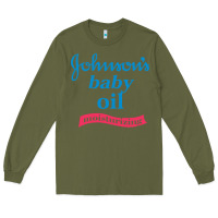 Army Green johnson's baby oil Long Sleeve Tee - artisFamous