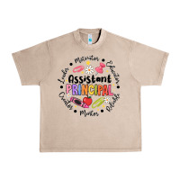 French Oak Principal Assistant Urban Heavy Tee - CowhideDigitalArt
