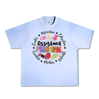 Grape Ice Principal Assistant Urban Heavy Tee - CowhideDigitalArt