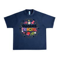 Navy Principal Assistant Urban Heavy Tee - CowhideDigitalArt