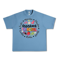 Pebble Blue Principal Assistant Urban Heavy Tee - CowhideDigitalArt