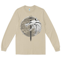 Mushroom Witcher Wolf Long Sleeve Tee - artisFamous