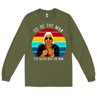 Army Green ric flair to be the man Long Sleeve Tee - artisFamous