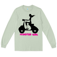 Matcha scooter girl Long Sleeve Tee - artisFamous