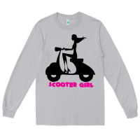 Moon Dust scooter girl Long Sleeve Tee - artisFamous