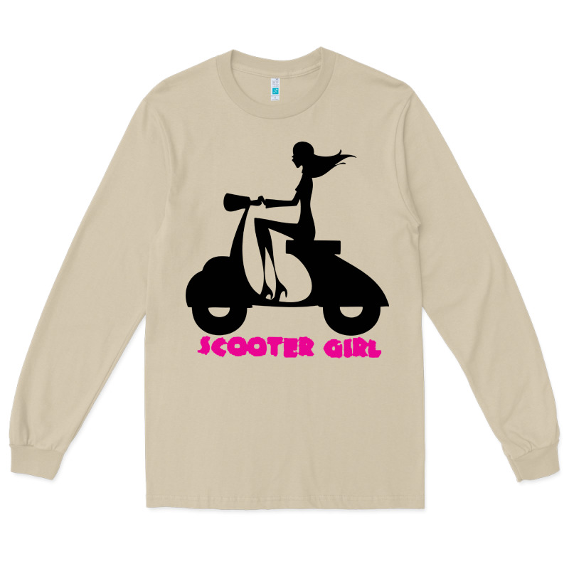 Scooter Girl Long Sleeve Tee by artisFamous | Teevron