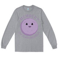 Heather Grey member berries Long Sleeve Tee - artisFamous
