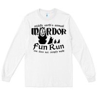 White mordor fun run Long Sleeve Tee - artisFamous