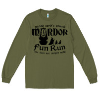 Army Green mordor fun run Long Sleeve Tee - artisFamous