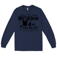 Navy mordor fun run Long Sleeve Tee - artisFamous