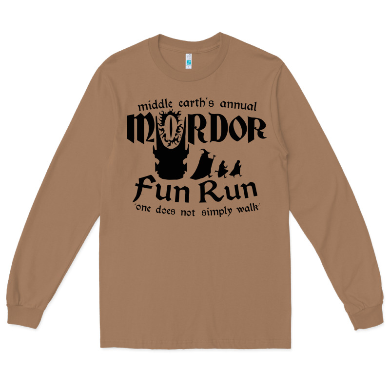 Mordor Fun Run Long Sleeve Tee by artisFamous | Teevron