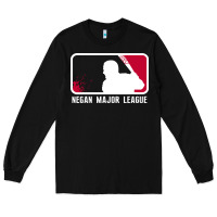 Black negan major league Long Sleeve Tee - artisFamous