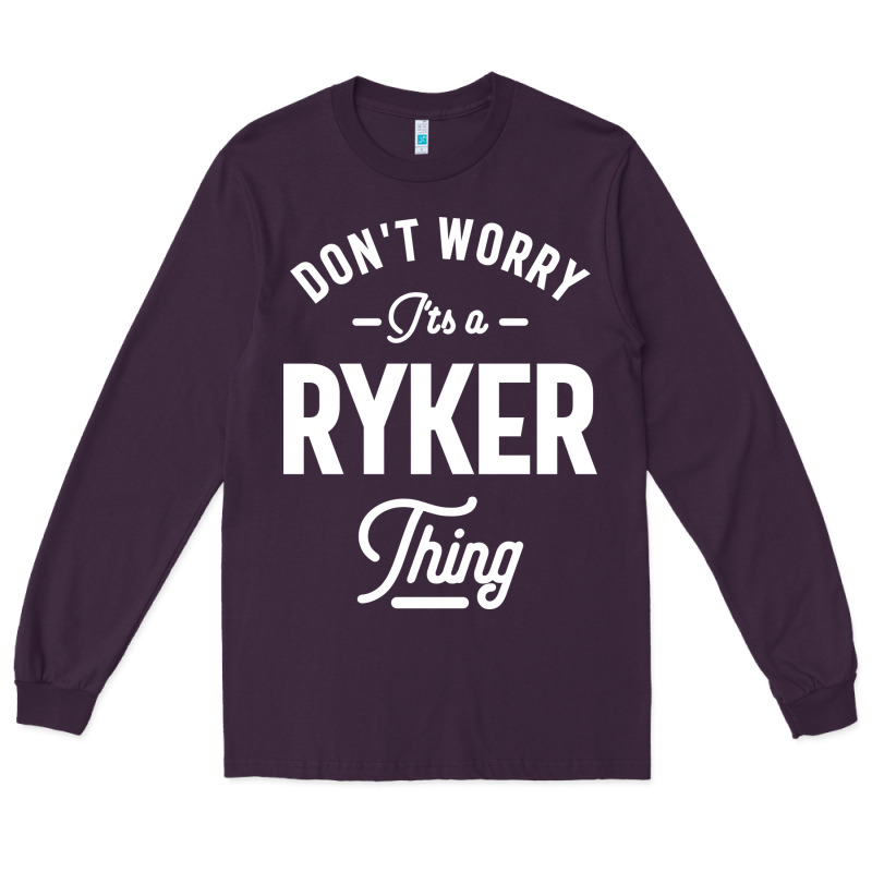 Ryker Personalized Name Birthday Gift Long Sleeve Tee by artisFamous | Teevron