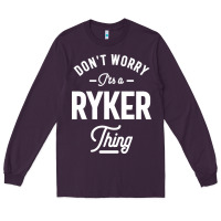 Plum Ryker Personalized Name Birthday Gift Long Sleeve Tee - artisFamous