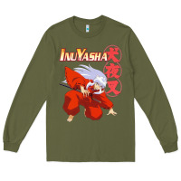 Army Green vintage animejapanese cartoon Long Sleeve Tee - artisFamous