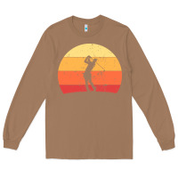 Toasted Coconut Vintage Retro Golf | Golfers Long Sleeve Tee - artisFamous