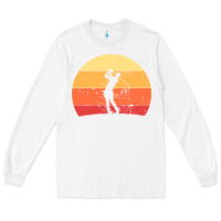 White Vintage Retro Golf | Golfers Long Sleeve Tee - artisFamous