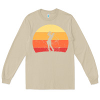 Mushroom Vintage Retro Golf | Golfers Long Sleeve Tee - artisFamous