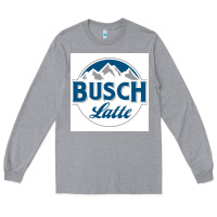 Heather Grey latte classic busch Long Sleeve Tee - artisFamous