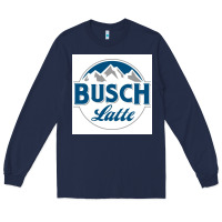 Navy latte classic busch Long Sleeve Tee - artisFamous