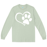 Matcha dog dad mom puppy shirt love dogs paw print heart women men  shirt Long Sleeve Tee - artisFamous