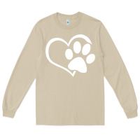 Mushroom dog dad mom puppy shirt love dogs paw print heart women men  shirt Long Sleeve Tee - artisFamous