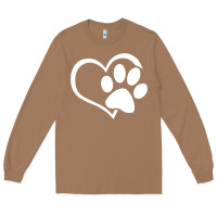 Toasted Coconut dog dad mom puppy shirt love dogs paw print heart women men  shirt Long Sleeve Tee - artisFamous