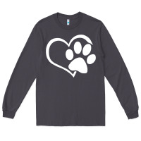 Smoke dog dad mom puppy shirt love dogs paw print heart women men  shirt Long Sleeve Tee - artisFamous