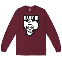 Burgundy hank iii Long Sleeve Tee - artisFamous