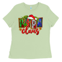 Matcha Christmas papa claus Ladies Tee - FaDigitalArtStudio